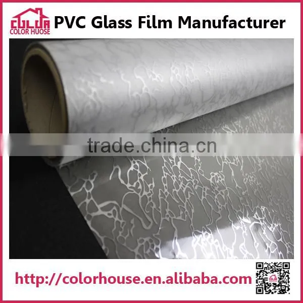 Eco-friendly decorative glass film self adhesive furniture film