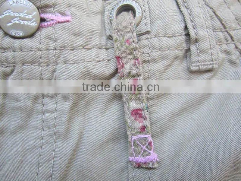 2012 new fashion ladies turned edge casual soft cotton hot shorts