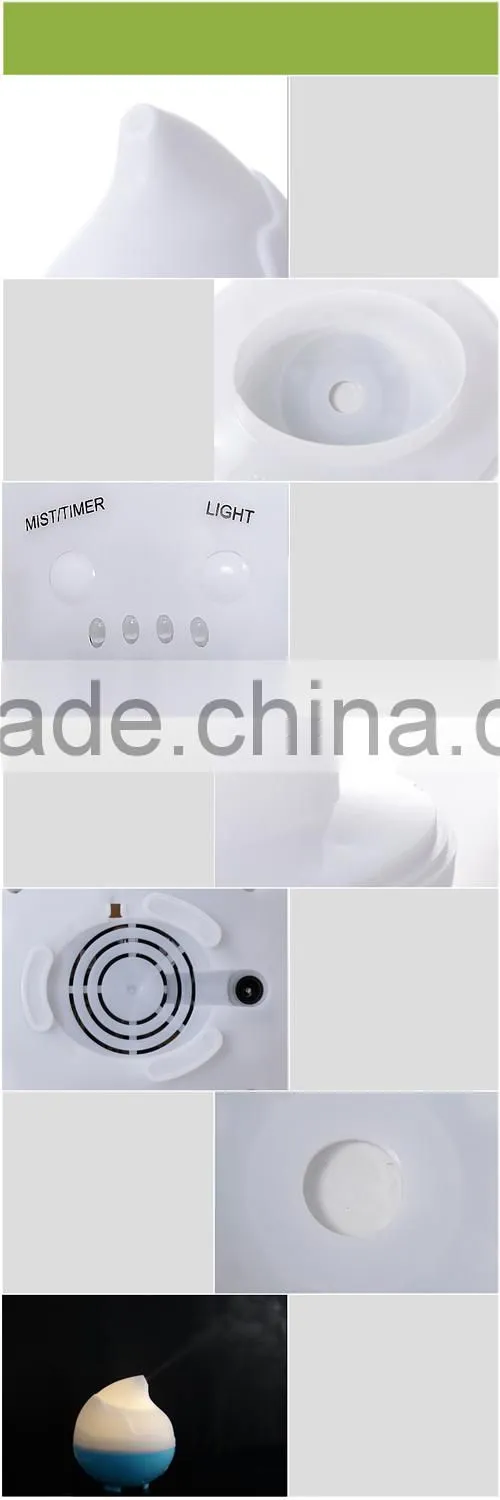 GA-H01 100ML Ultrasonic Home Aroma Oil Humidifier Diffuser Air Purifier Nebulizer IN USA