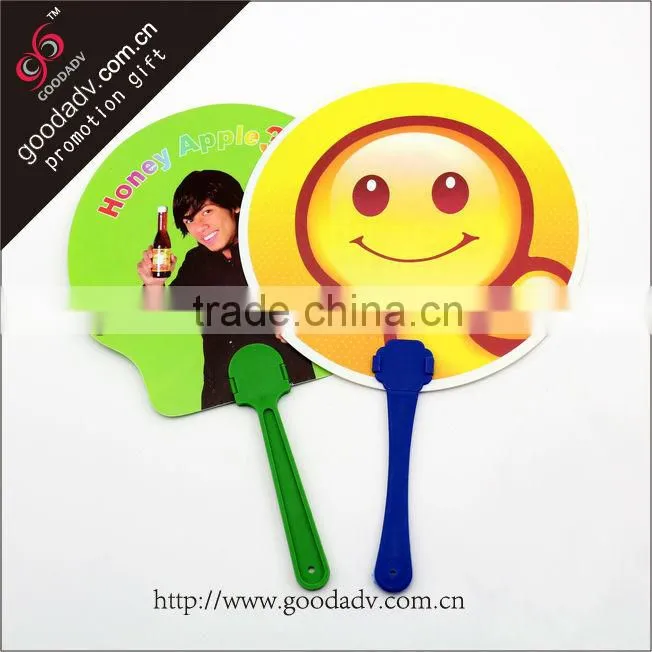 New products for 2014 cheap items to sell plastic hand fan for promotional
