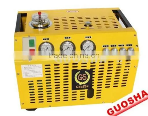 225Bar 100l/min High pressure diving compressor