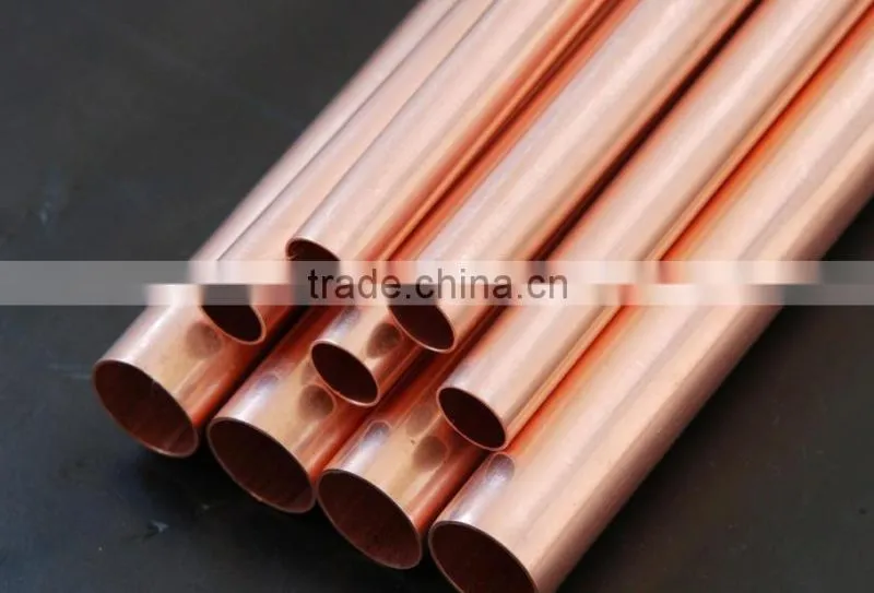 15mm Straight copper heat pipe / tube rigid copper tube