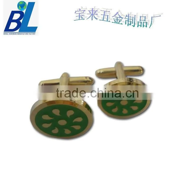 Fashion enamel footprint custom cufflinks for men