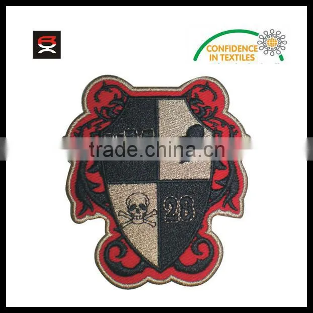 Embroidered woven patch for world cup jersey