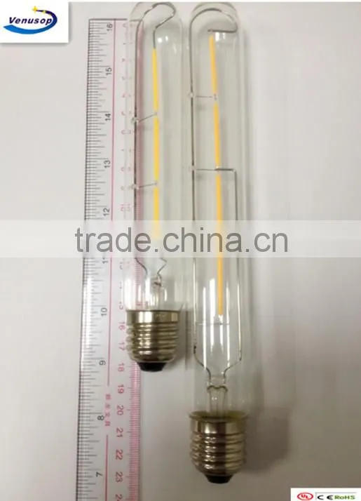 Edison lamp vintage retro T30 3watt/4 watt/2watt/ LED filament bulb E14S 220V 110V us UK led light with dimmable