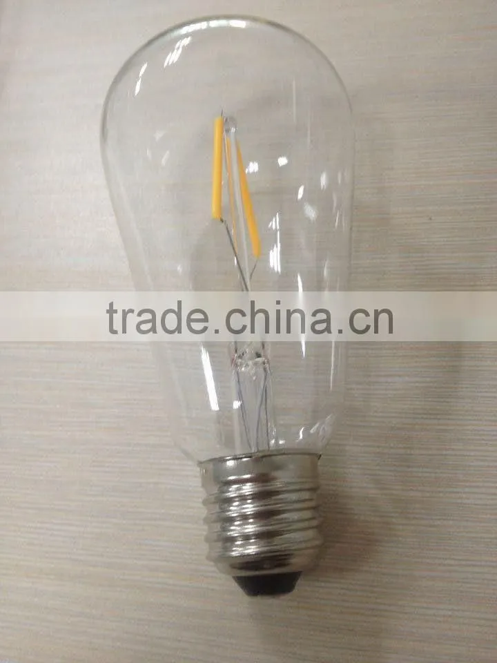 ST64 LED filament bulb light lampen 4Watt 6w 8w B22/E27/E26 230V 120V
