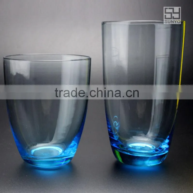 High Quality Crystal Colored Glassware Sets