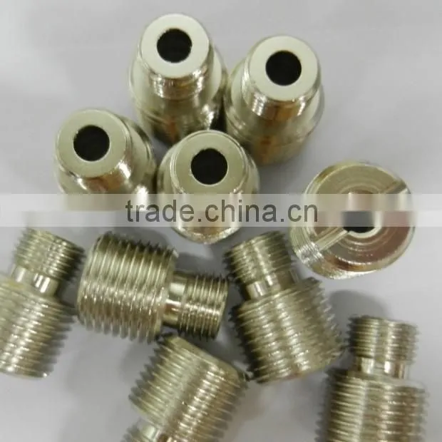 quality chinese precision low carbon steel screw sleeve metal processing manufacturer cnc swivel screw hardware