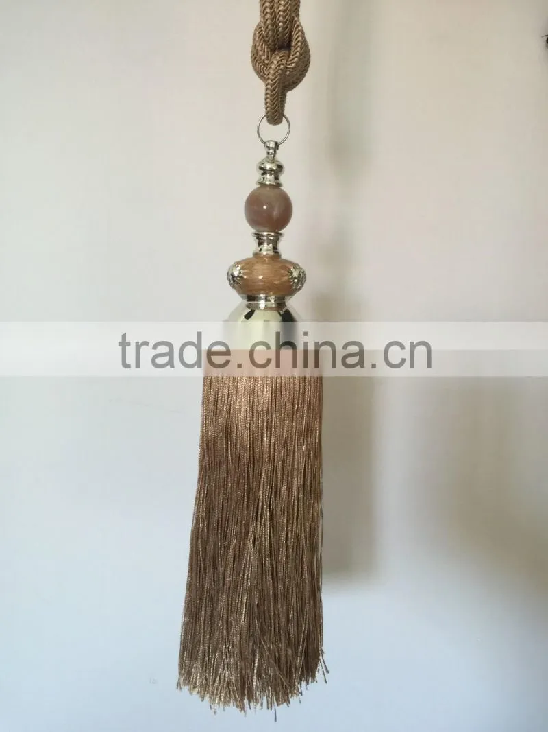 curtain fashion decorative cord tieback tassel