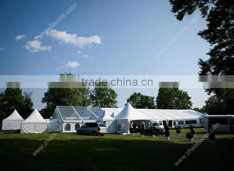 well aluminium material pvc fabric decorate marquee tents for 1000 people