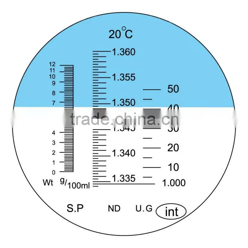 Clinical Veterinary Serum Protein Urine Specific Gravity Albumin Refractometer