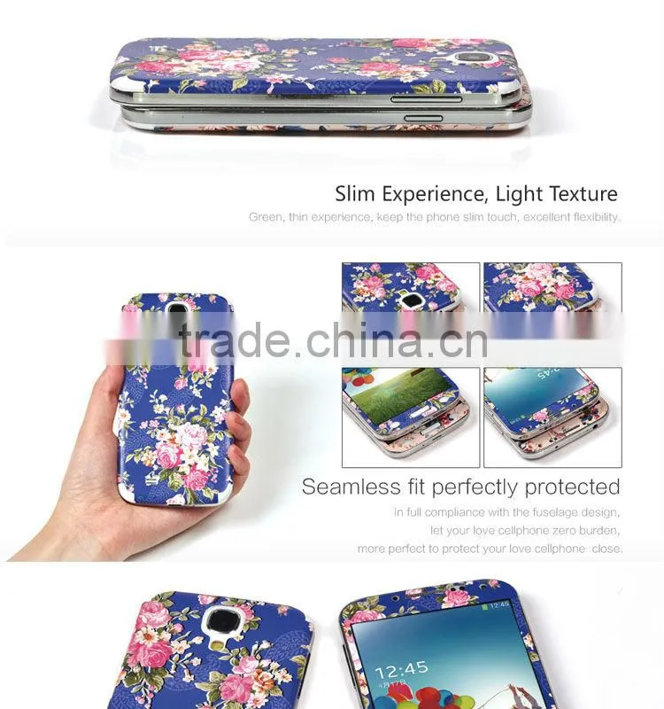 Free sample!!3d skin sticker for s4 accept paypal