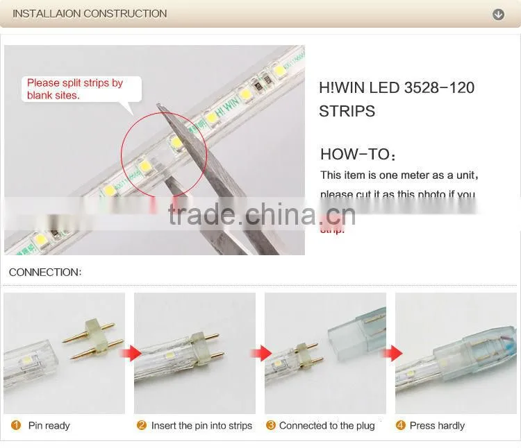 Shanghai MAYWIN 3528 led strips 120leds per meter smd strip lights 3528 for 220v 50% off