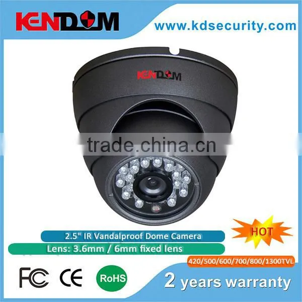 Aluminium alloy Sony Effio-e, Effio-V 700TVL WDR function CCTV Analog Dome Camera