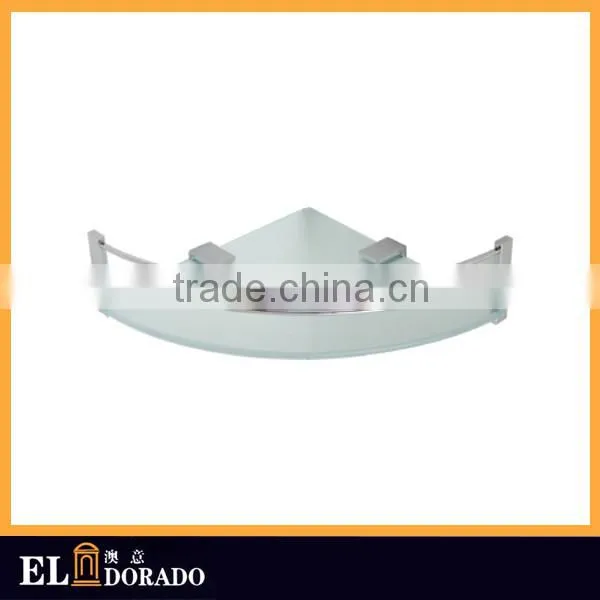 China Supplier Brass Toilet Accessories Bathroom Shelf bathroom glass shelf