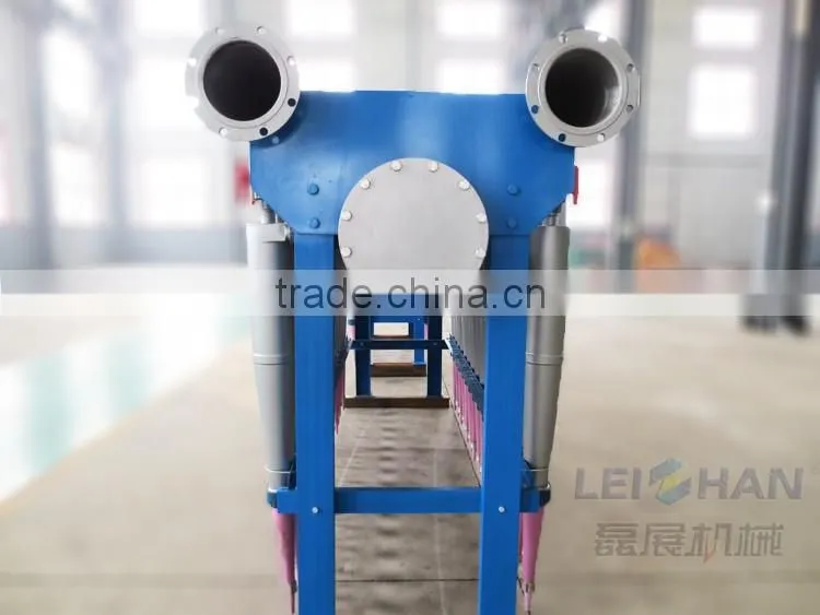 Low consistency cleaner for paper pulp production line/ sand removal
