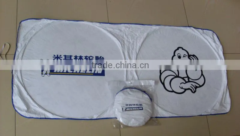 tyvek front car sunshade full color printing