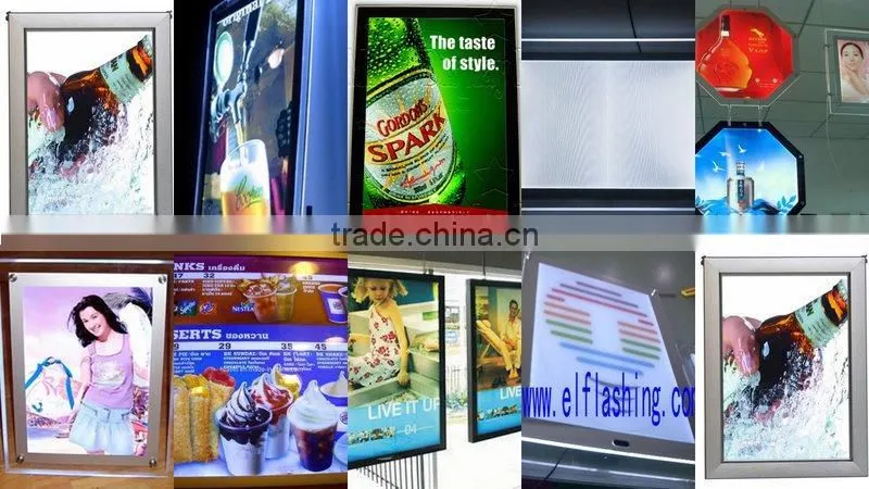 Aluminous led ligthing poster box -- good design poster
