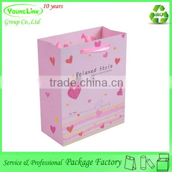 10 years factory custom printing paper bag for mobie phone