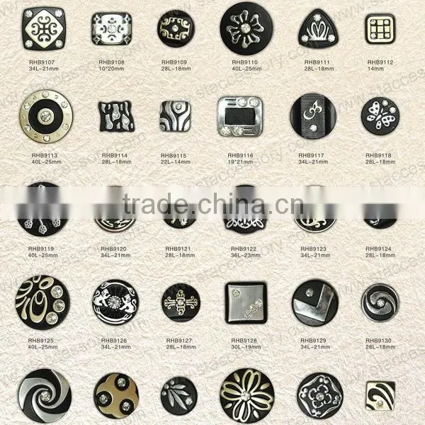 Fashion Diamond Round Rhinestone Button