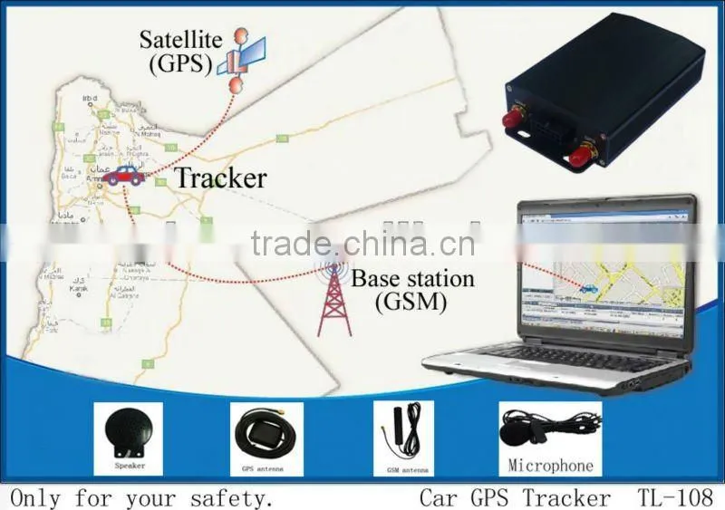 TL-108 GPS tracking device car