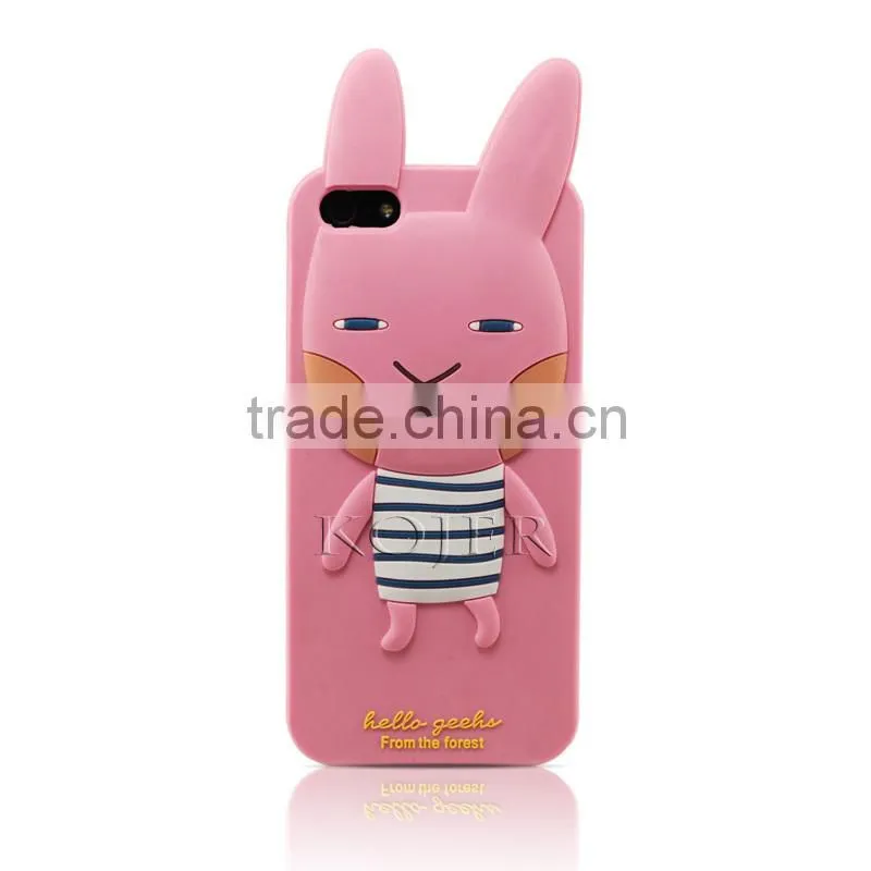 Apple iphone brand compatible,silicone material faceplate cover silicone i phone 5 cover specially for lovers