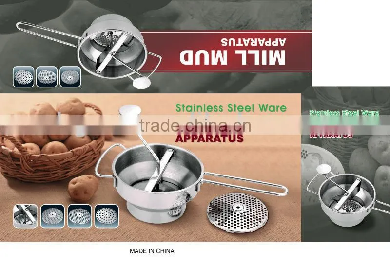 stainless steel manual potato chip machine