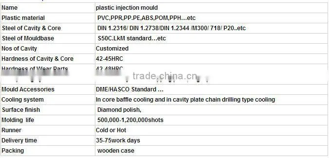 Plastic piezometer mold design