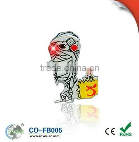Customized Music sound Badge with Pin back for promotion gifts