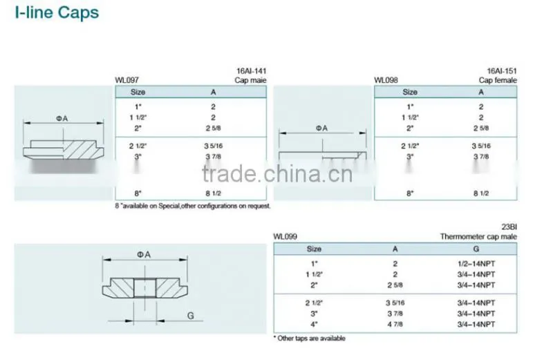DIN11851 Blank Liner Stainless Steel Casting Pipe Fittings Sanitary Union