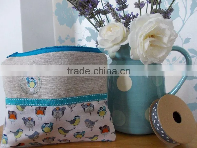 wholesale custom canvas cosmetic bag