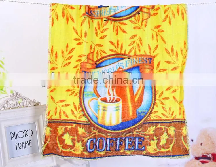 Wholesale Cheap Custom Cotton Printed Kitchen Towel