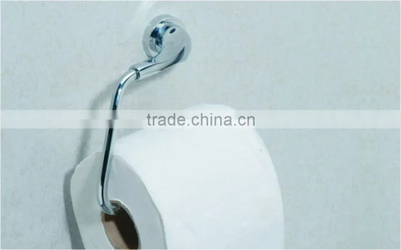 Wall mounted toilet paper holder