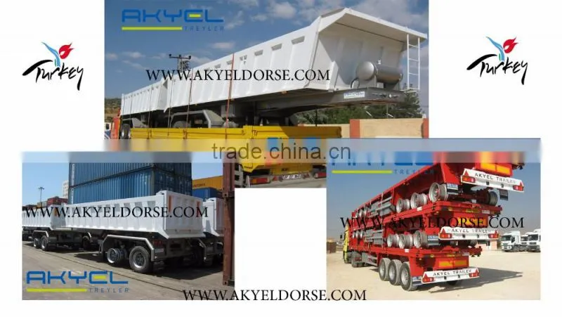 used akyel dump semi trailer model 2010