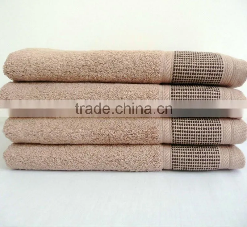 100% cotton border towel