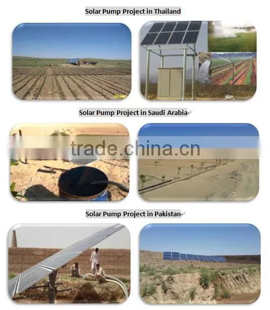4inch Submersible Solar Pump (6.5cbm/hr-98m-1 kw)