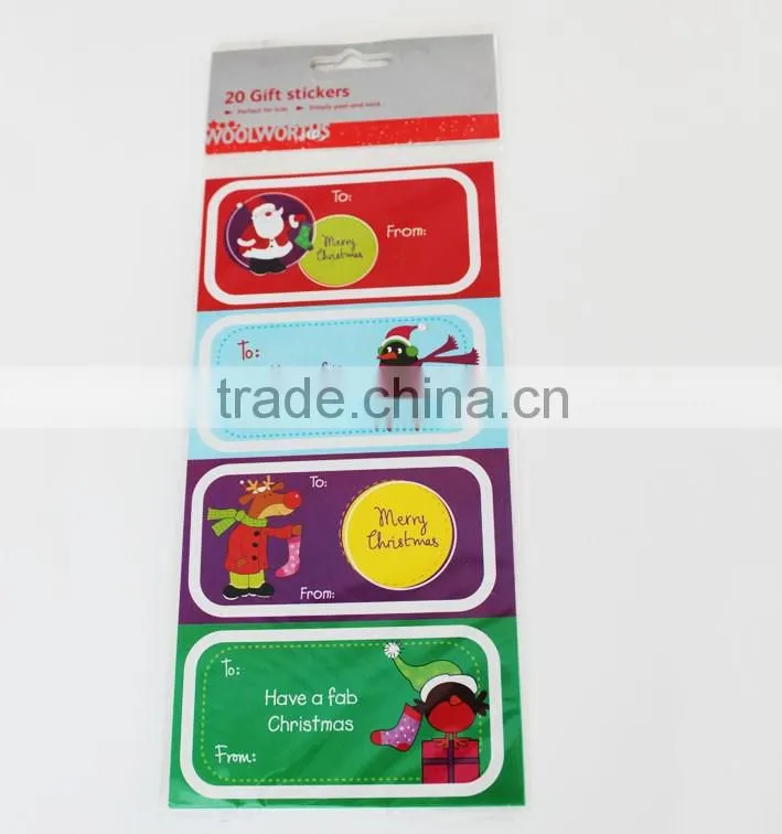 ECO-friendly non-toxic self-adhesive alphabet letter paper label sticker