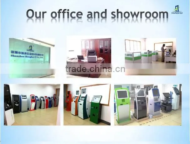 Currency exchange kiosk touch screen kiosk with cash and coin exchange