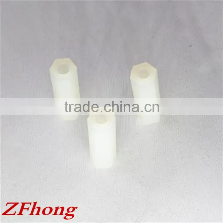 m2, m2.5, M3, m4 , m5 thread white nylon hex standoff spacer