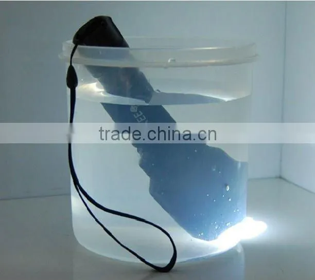 classical 3.7v 10 watt rechargeable battery C8T6 1600 lumen led rechargeable flashlight