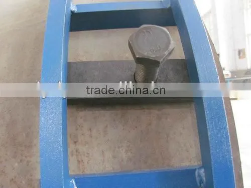 Hydraulic pipeline tacking clamp
