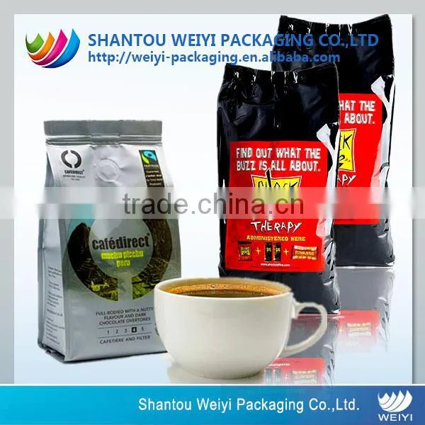 coffee bags with valve wholesale packaging bag