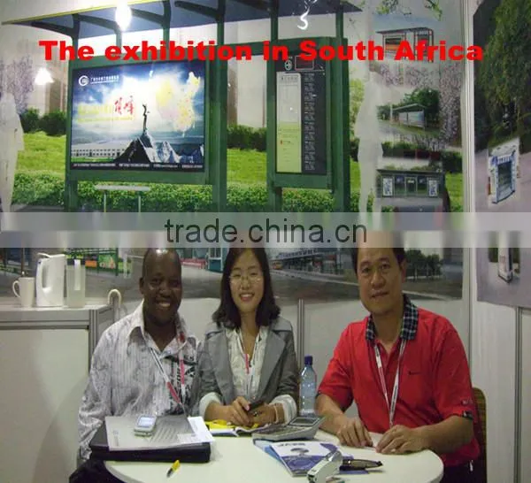 prefab outdoor advertising light box /public outdoor advertising light box with guidepost