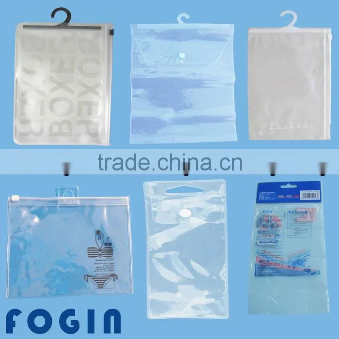 Transparent PVC Hanger Bags