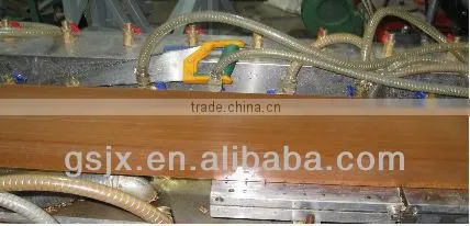 PP PVC wood plastic composite production line