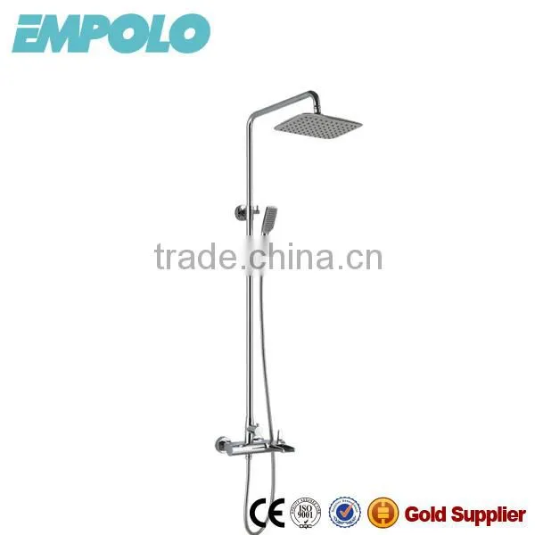 Wall Mounted Ultra Thin Brass Rain Shower Set 85 3601