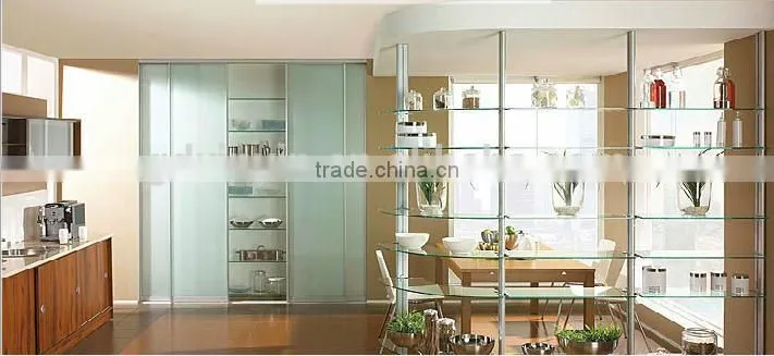 High quality aluminum wardrobe sliding door profile for Poland market