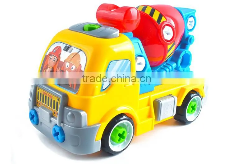 Intellect diy toy truck kids assembling toys