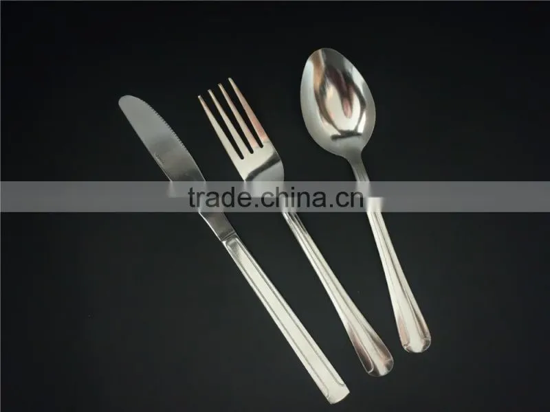 Machine polish cutlery set with the price 895 USD each ton in stock