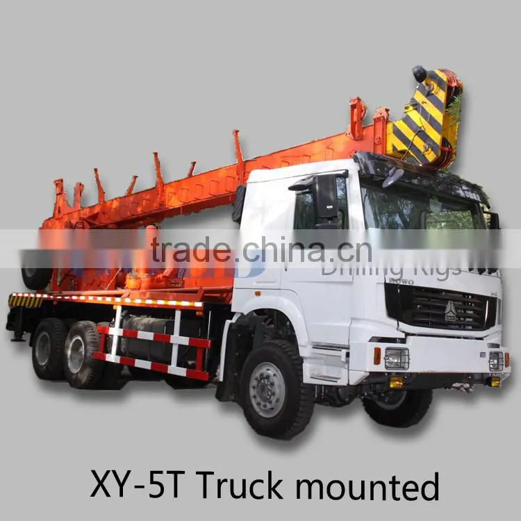 1200m soil investigation XY-5T NQ BQ HQ truck mounted water well drilling rig